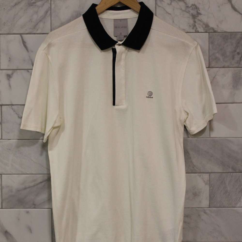Adidas Silver Pique Polo
